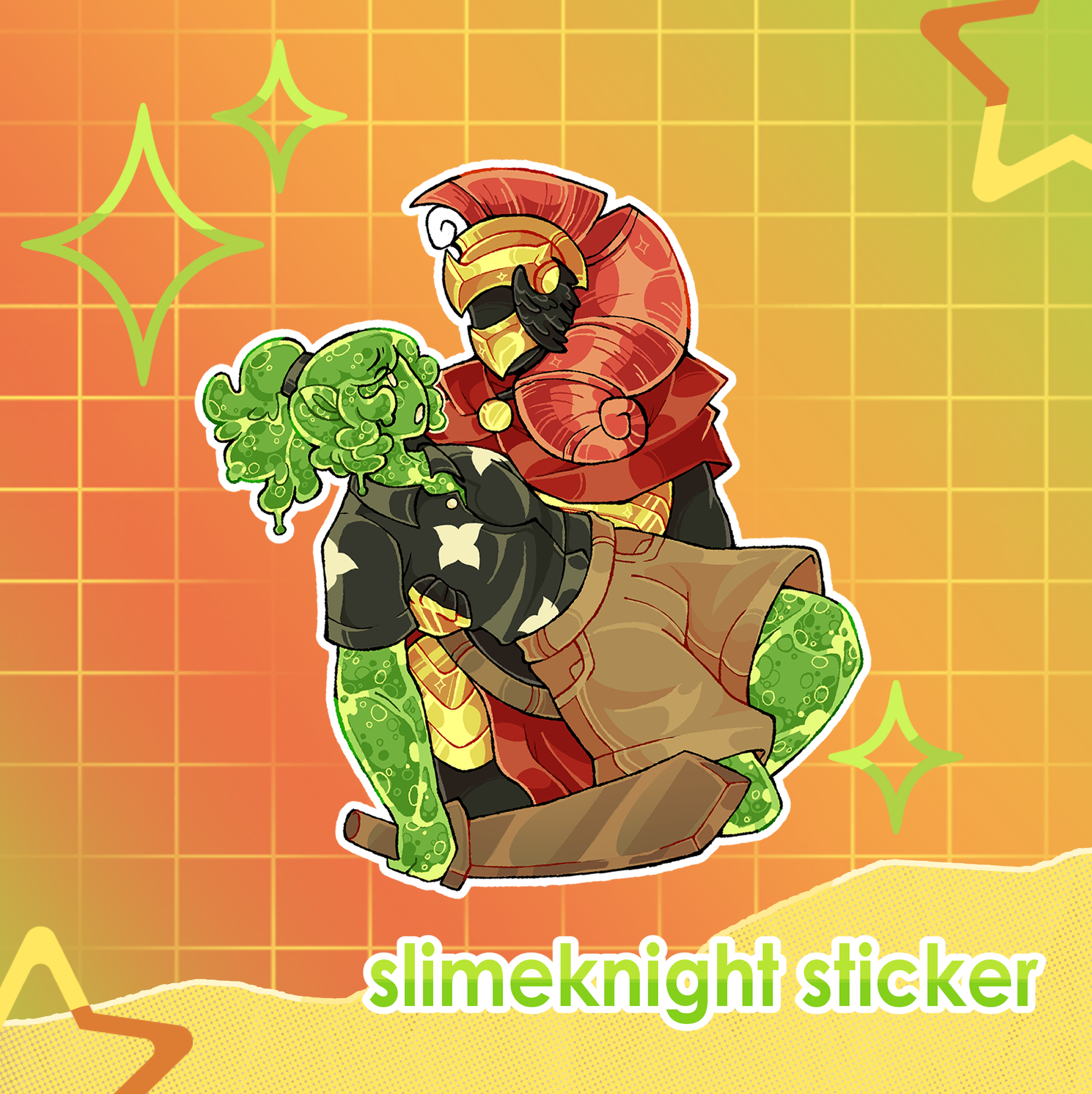 Slimeknight Sticker 💚 SFAWTDE
