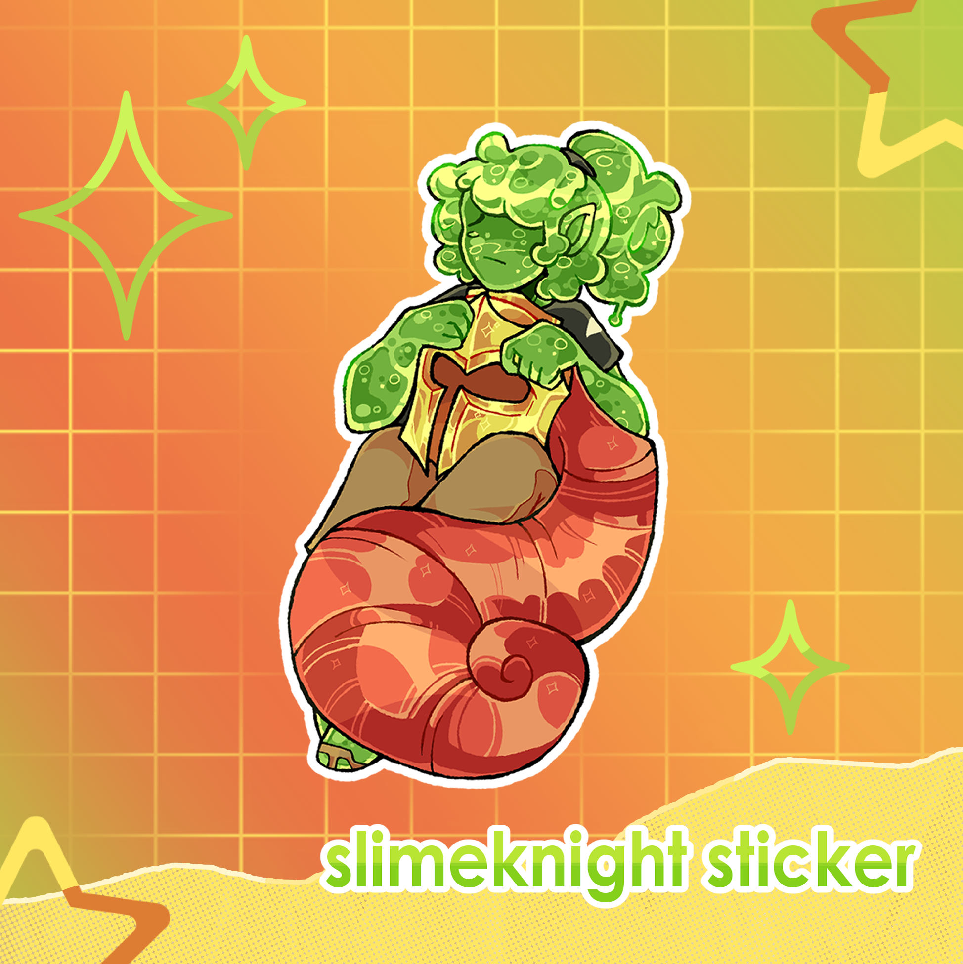 Slimeknight Sticker 💚 SFAWTDE