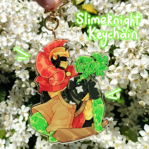 Slimeknight Keychain💚 SFAWTDE