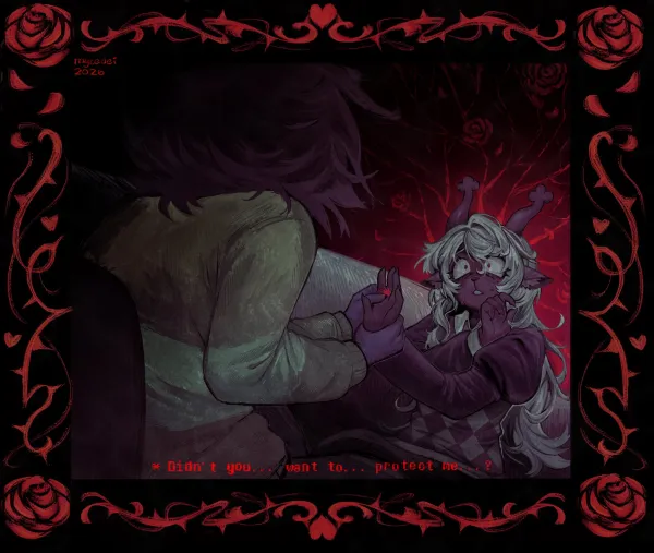 DELTARUNE ✦ Chapter 4 Weird route A4 Poster