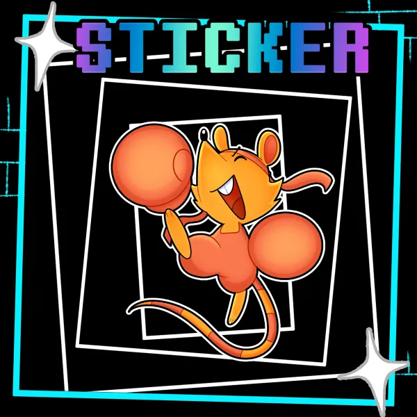 Orange Sticker