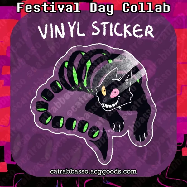 Cheshire_FRIEND Vinyl Sticker
