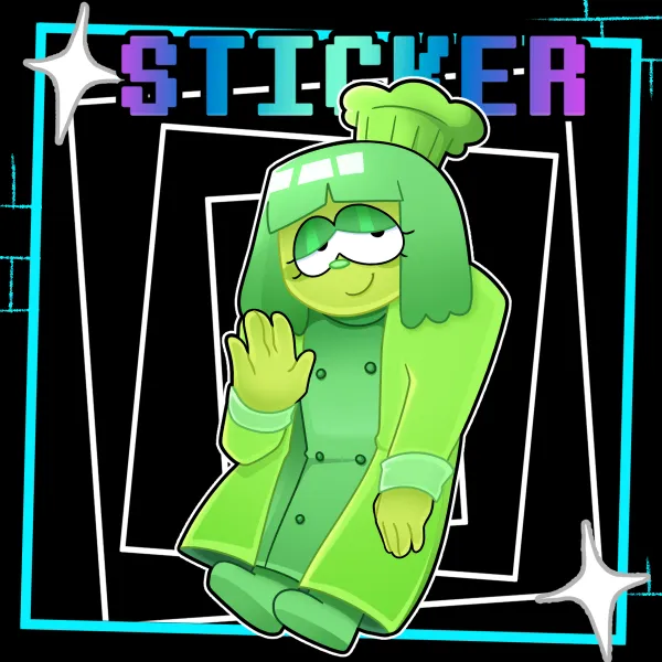 Green Sticker