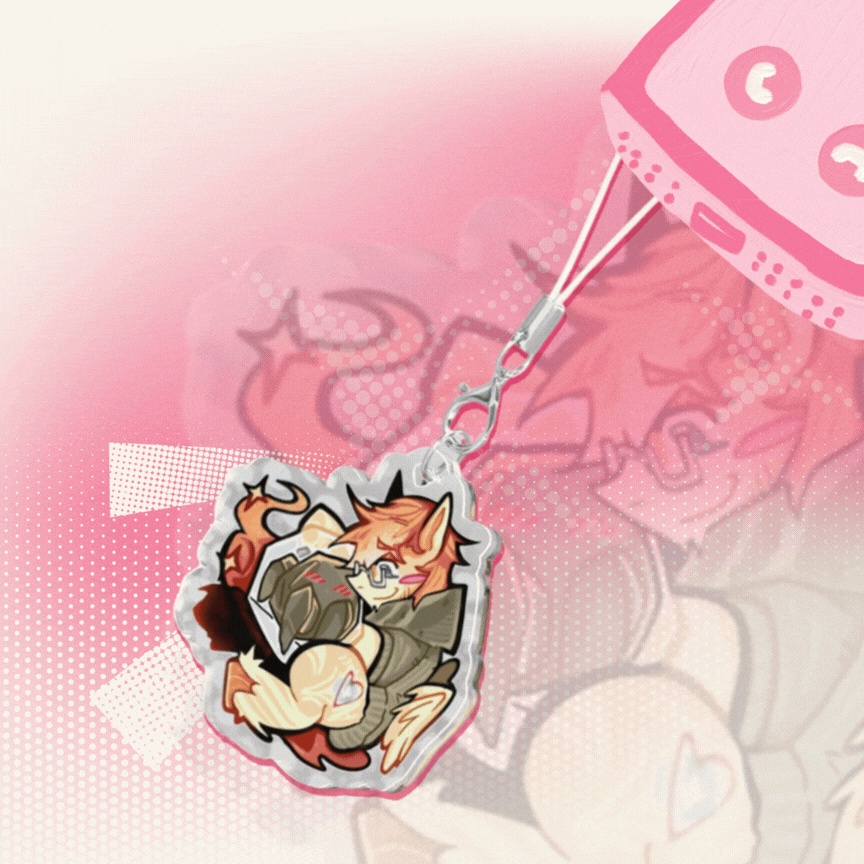 RYLAND GRACE + ROCKY — PONIFIED PHONE CHARM!