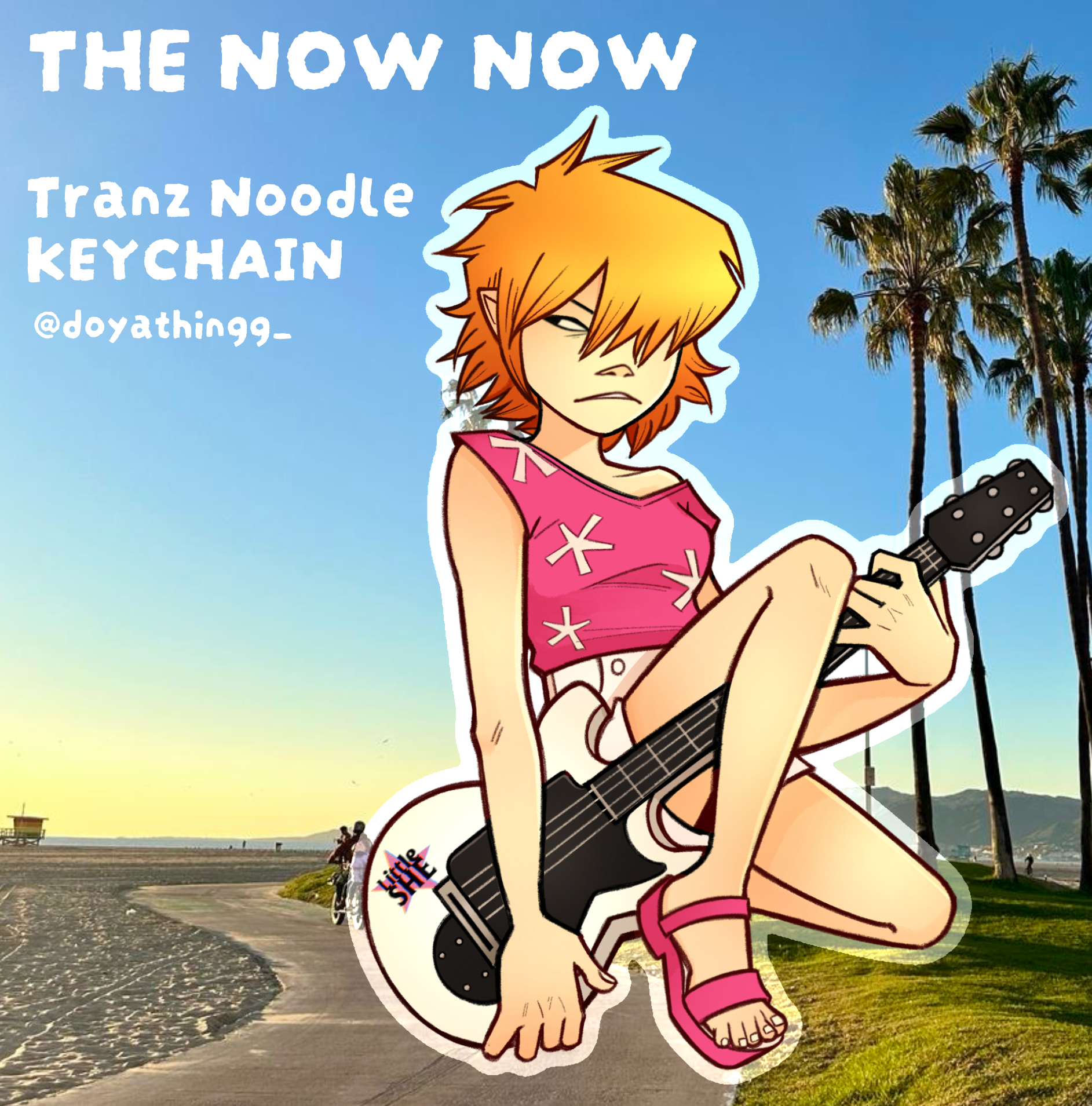 Tranz Noodle (The Now Now) Keychain