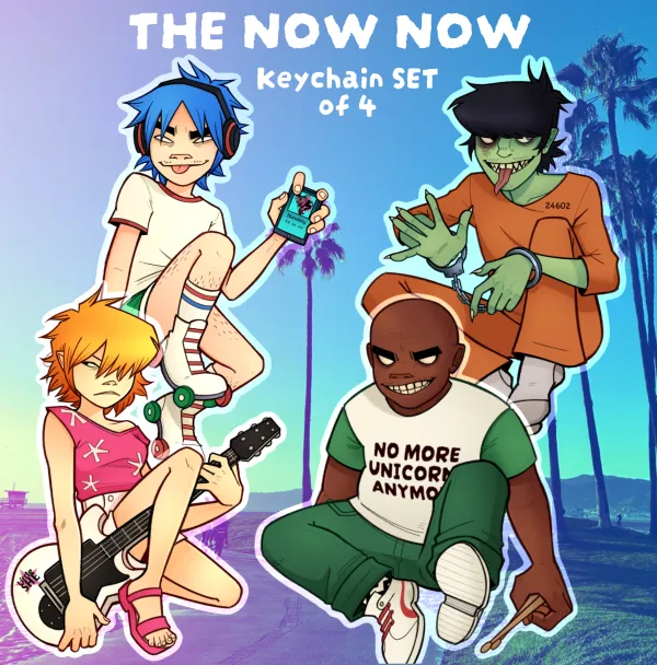 The Now Now Keychain || SET OF 4 (Discounted)