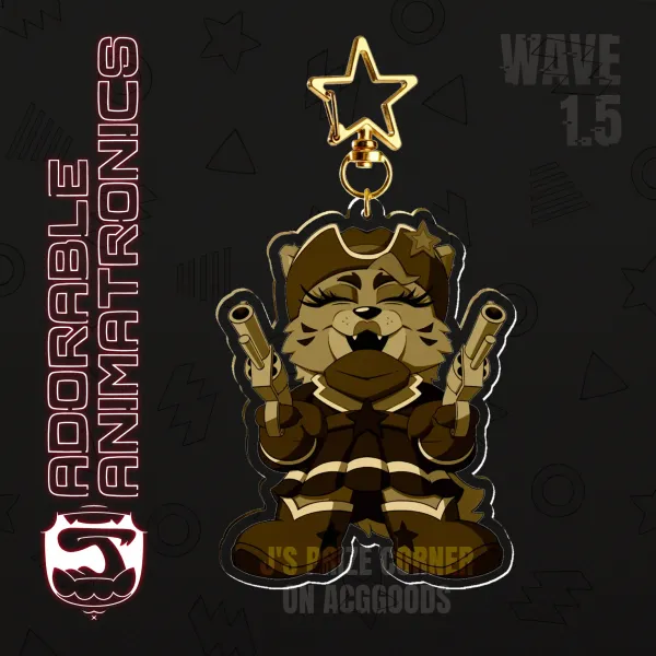 Deadeye Roxy Chibi Keychain (Sepia)