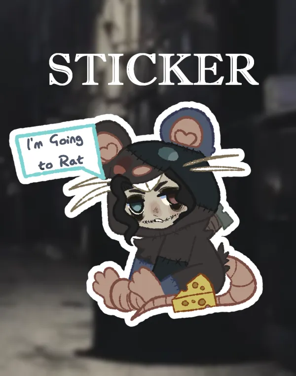 Victor Deadlock Sticker (RAT TIME)