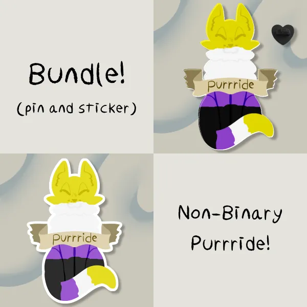 Non-Binary "Purrride" bundle