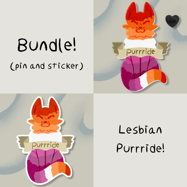 Lesbian "Purrride" bundle