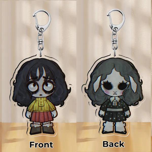 Rosemary Walten Acrylic Keychain two different sides