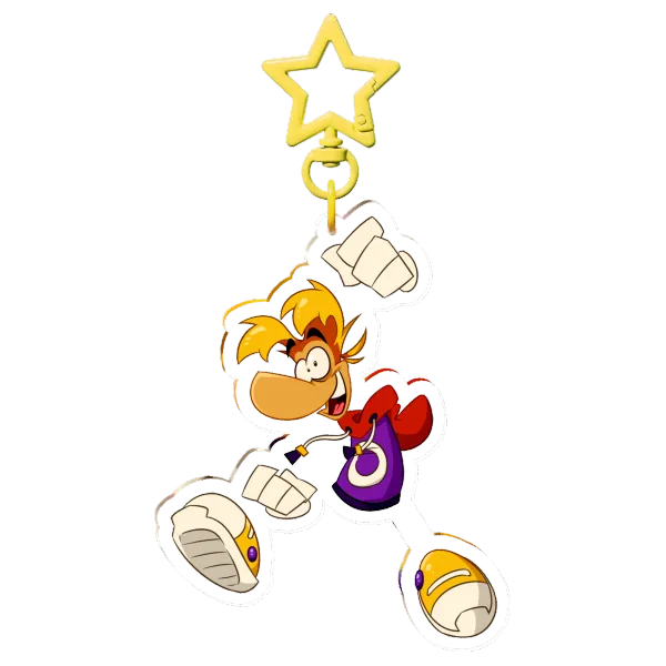 Rayman Fist Pump Acrylic Keychain