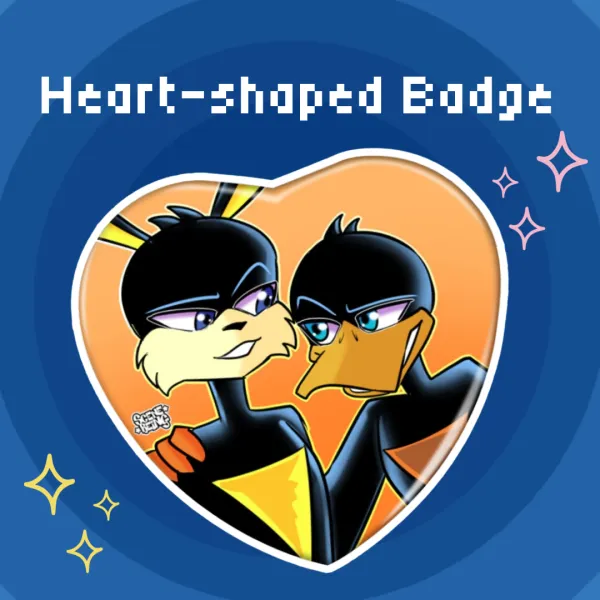 AceDuck Heart Badge