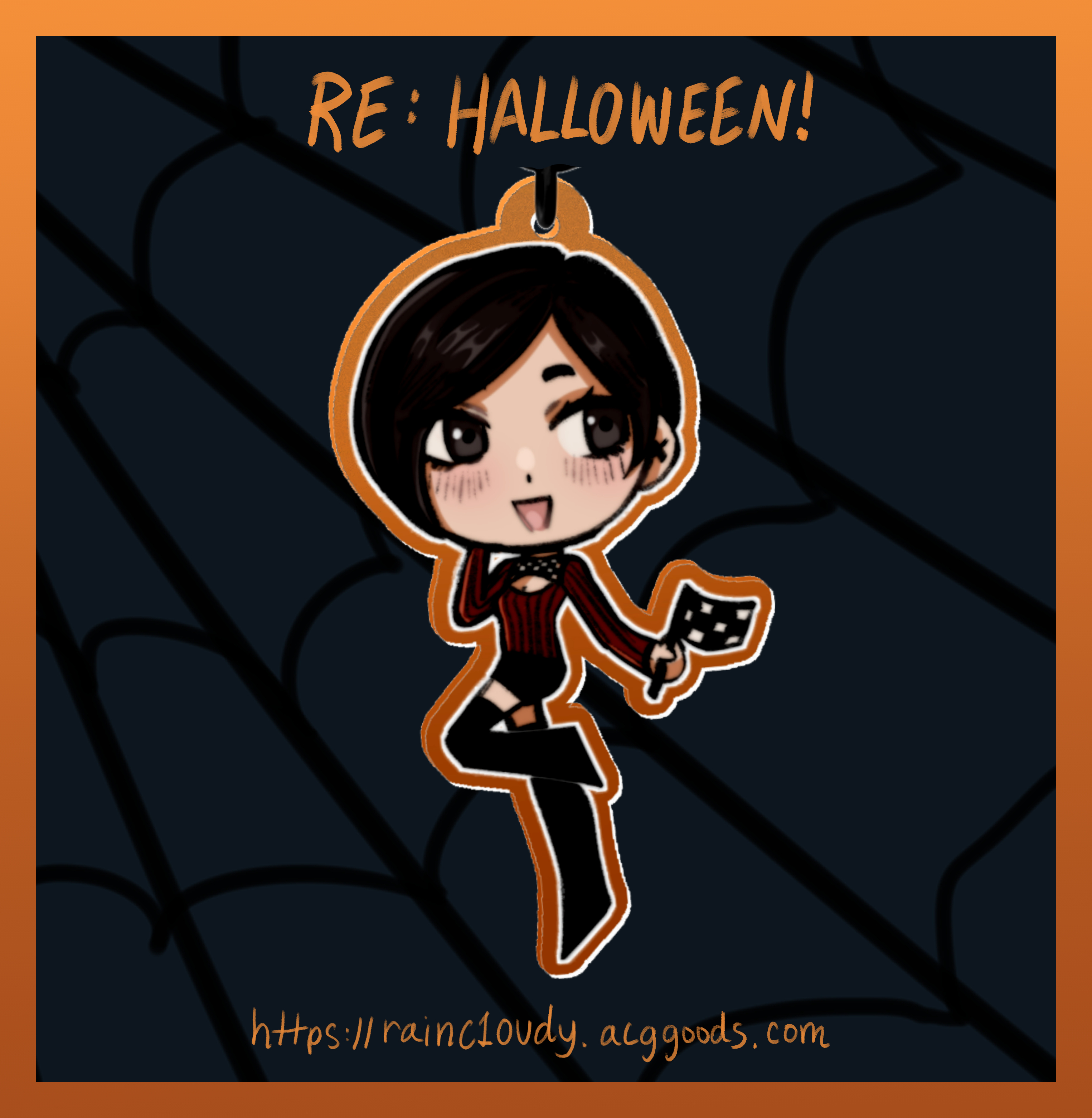 Ada Wong Halloween Keychain