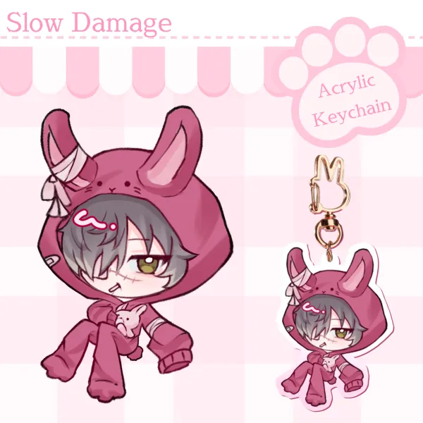Towa Slow Damage Keychain | Nitro+Chiral