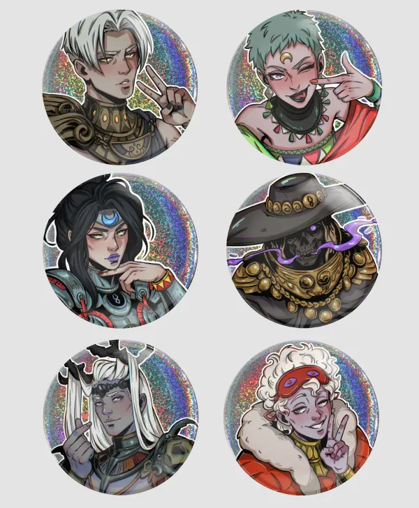 Nyx's Children Badge Set