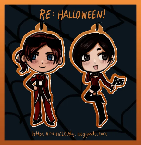 Claireada Halloween Keychain Set