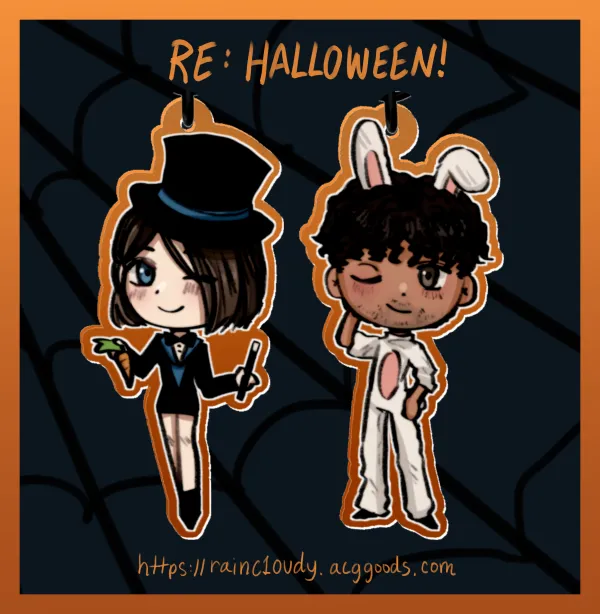 Valenviera Halloween Keychain Set