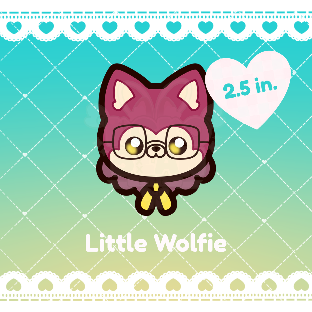 ♥ Wolfie Holographic Sticker