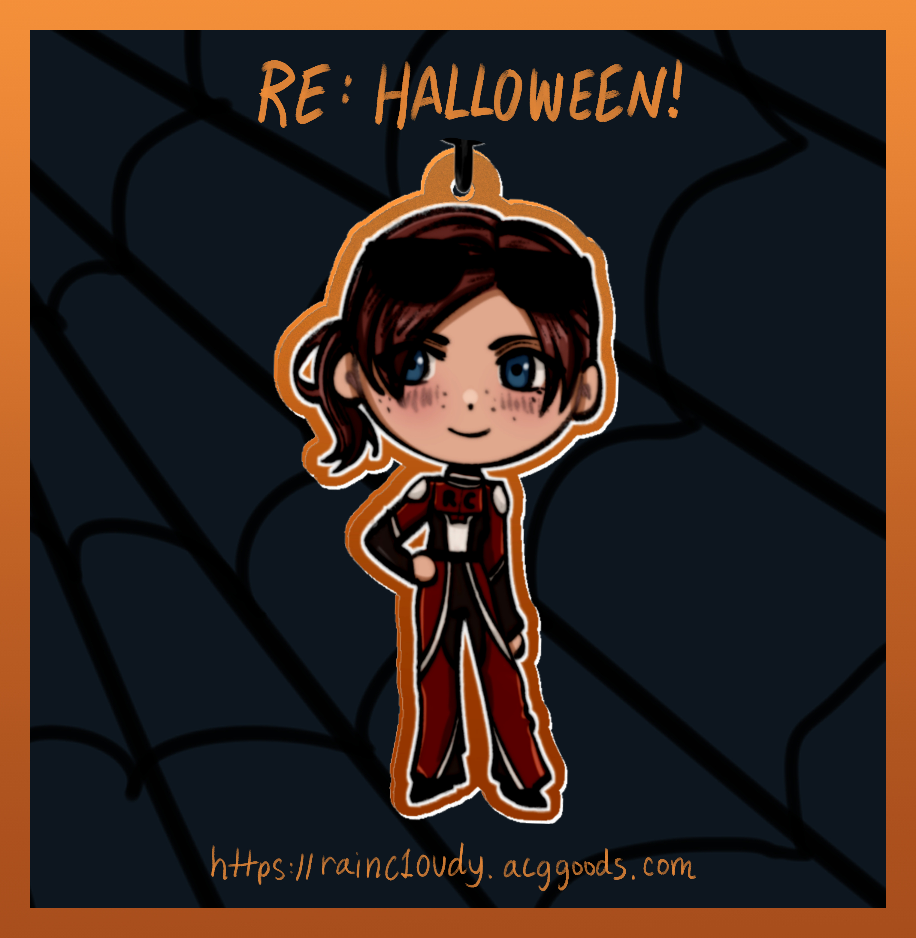 Claire Redfield Halloween Keychain