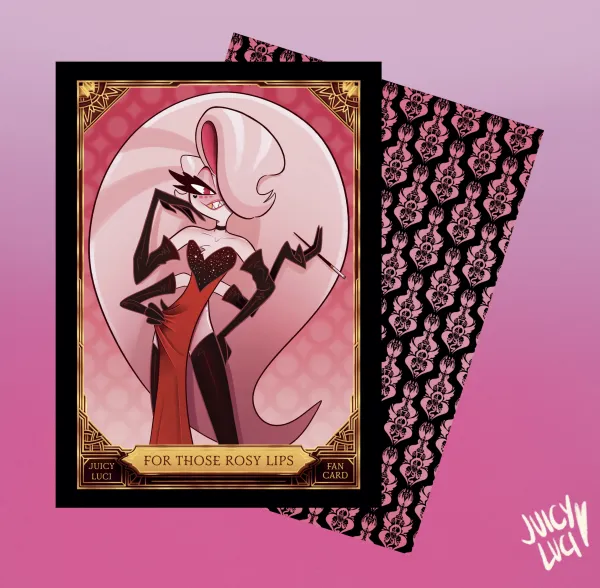 For Those Rosy Lips Holographic Fan Card