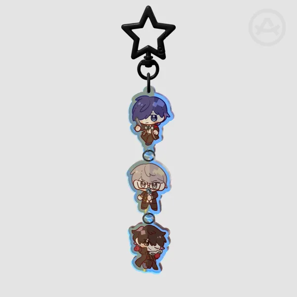 [PERSONA] Persona 3, 4, 5 MCs Linked Keychain