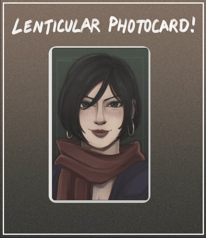 Carla Radames Lenticular Photocard