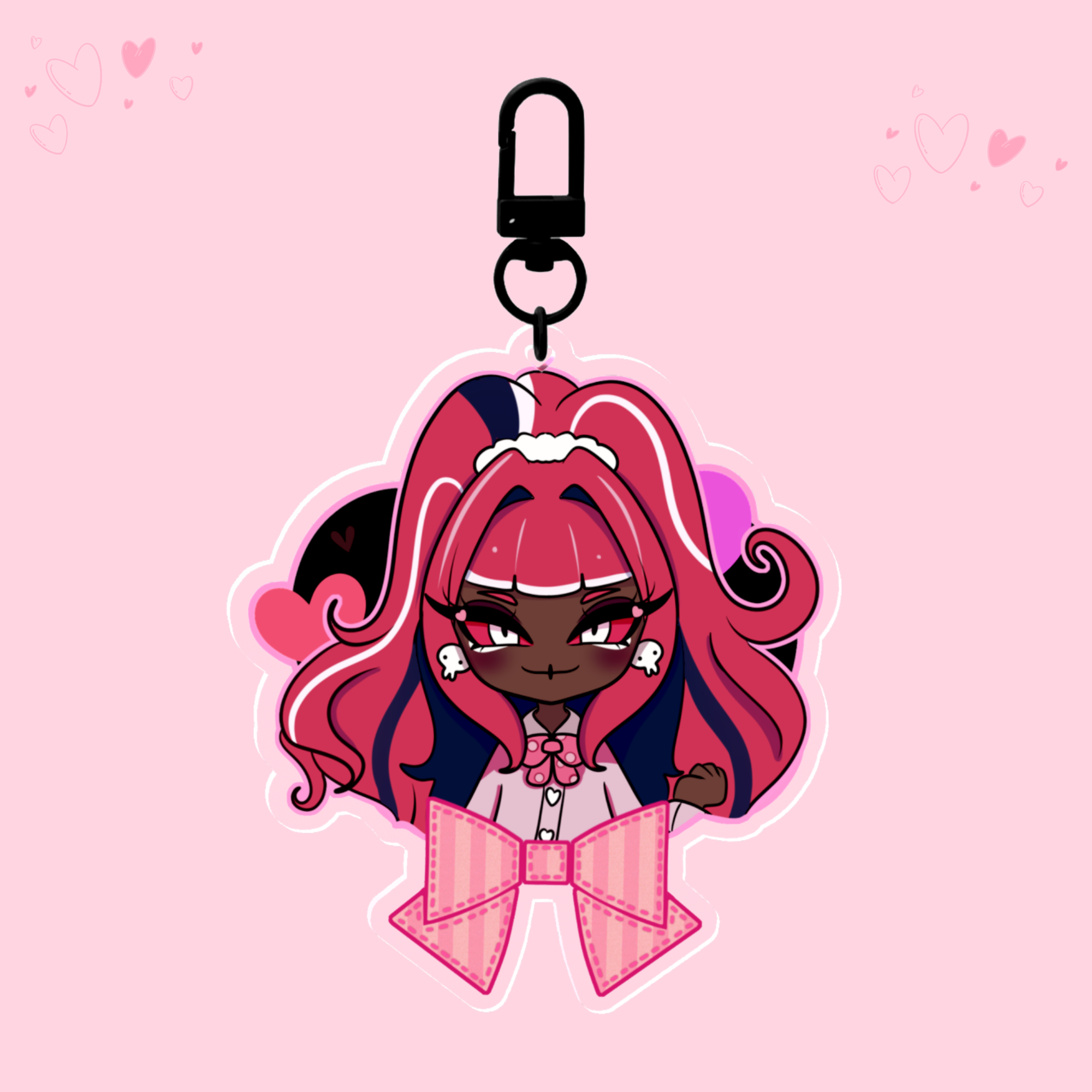 Velvette school keychain | hazbin hotel