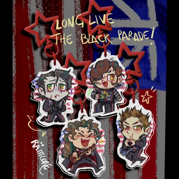 The Black Parade Draag | My Chemical Romance charm