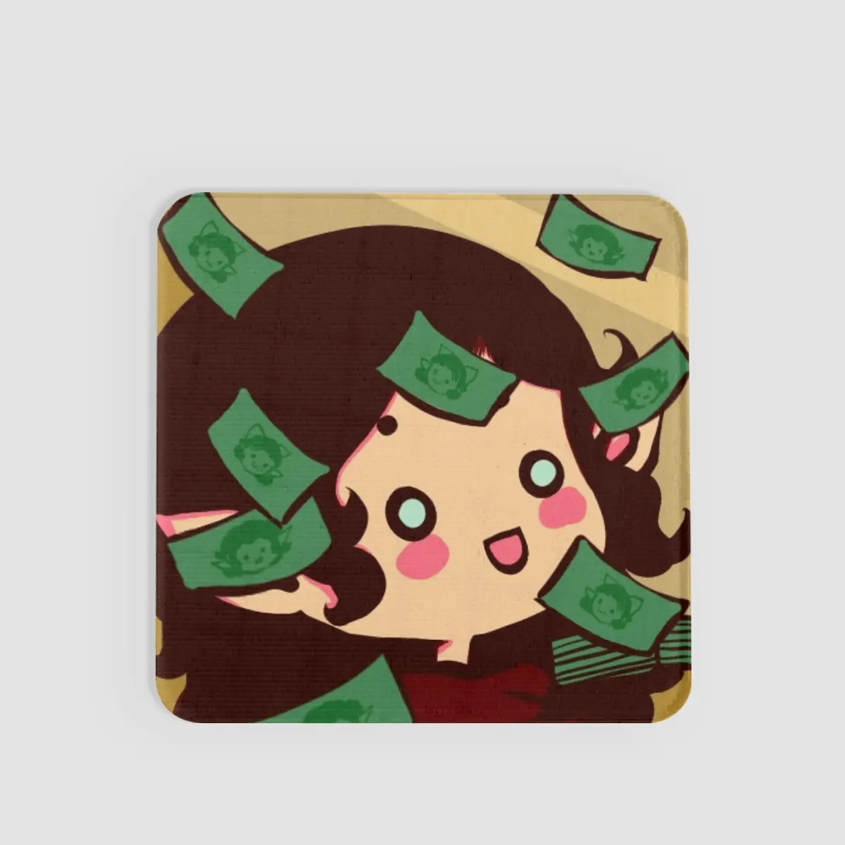 Elftwitch Money Animated Emote Lenticular Sticker