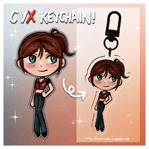 Claire Redfield CVX Keychain