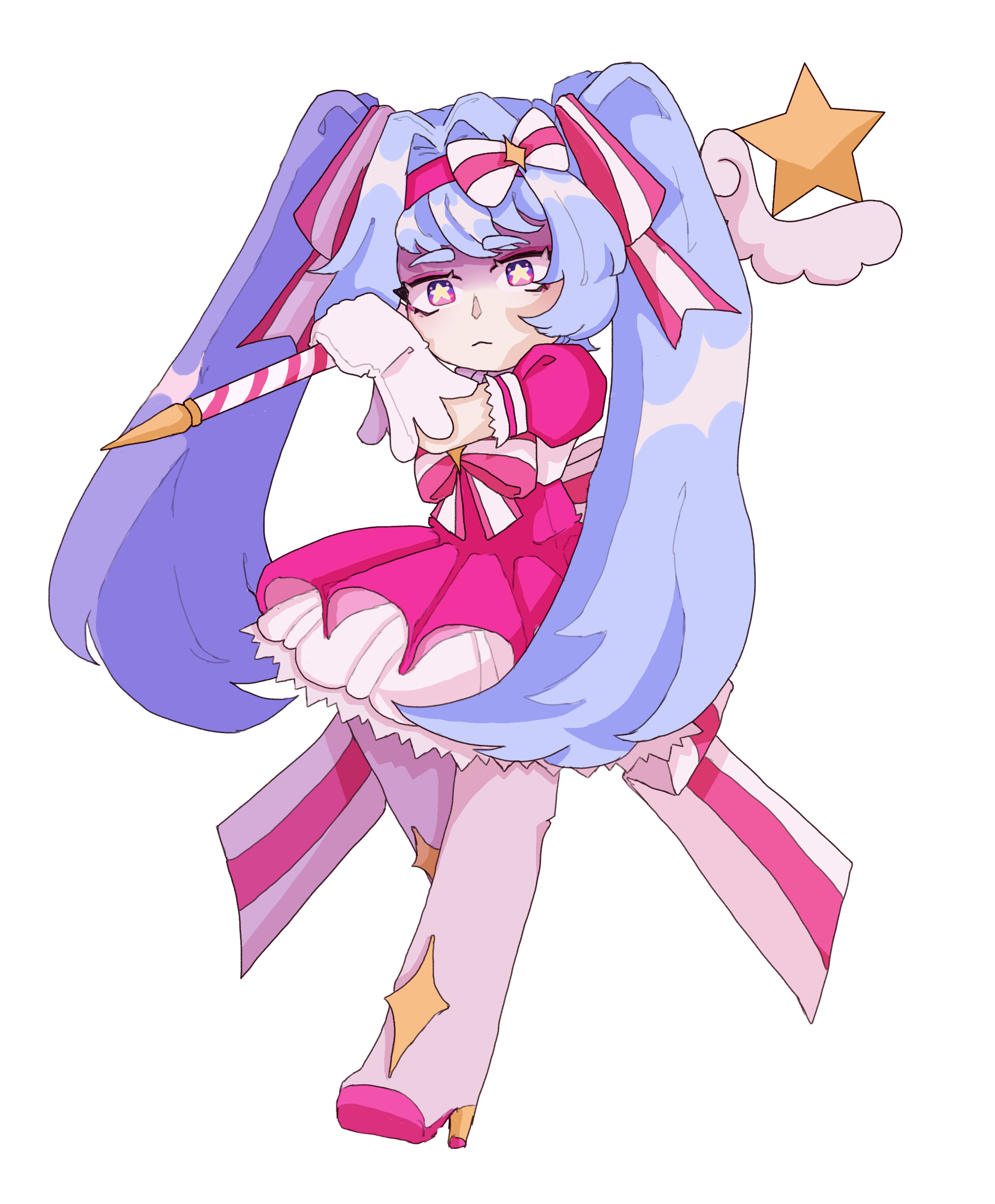 [HATSUNE MIKU] Retry Now Acrylic Keychain