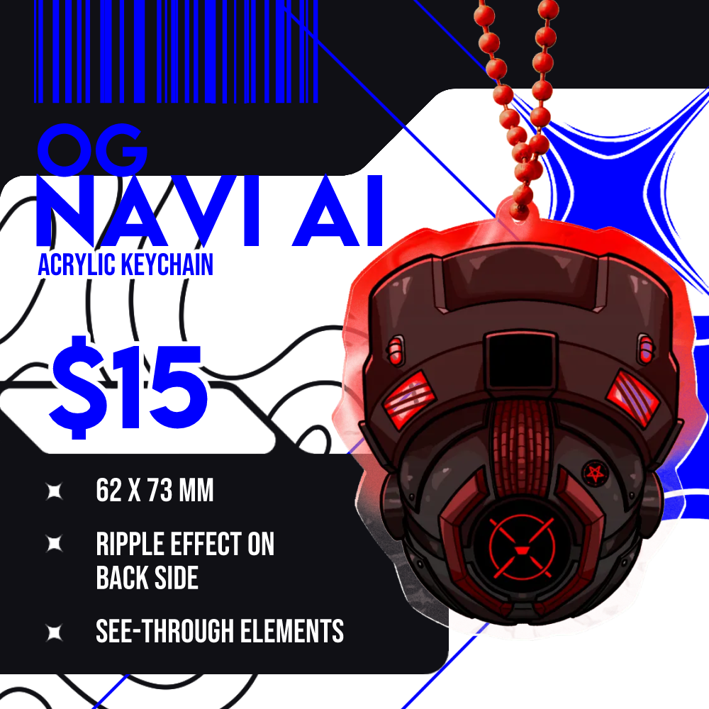 Navi AI (OG) Ripple Keychain [Pressure]