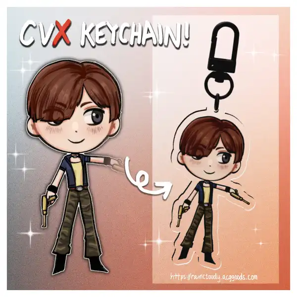 Steve Burnside CVX Keychain