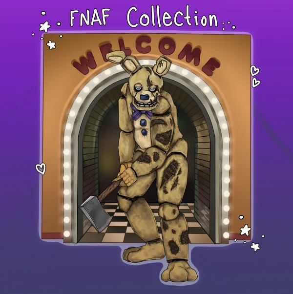 Springtrap / Yellow Rabbit FNAF Standee