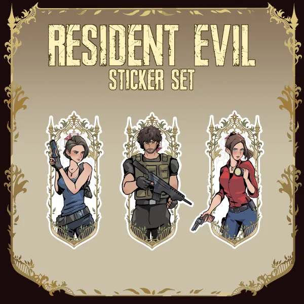 Resident Evil Stickers Set 2