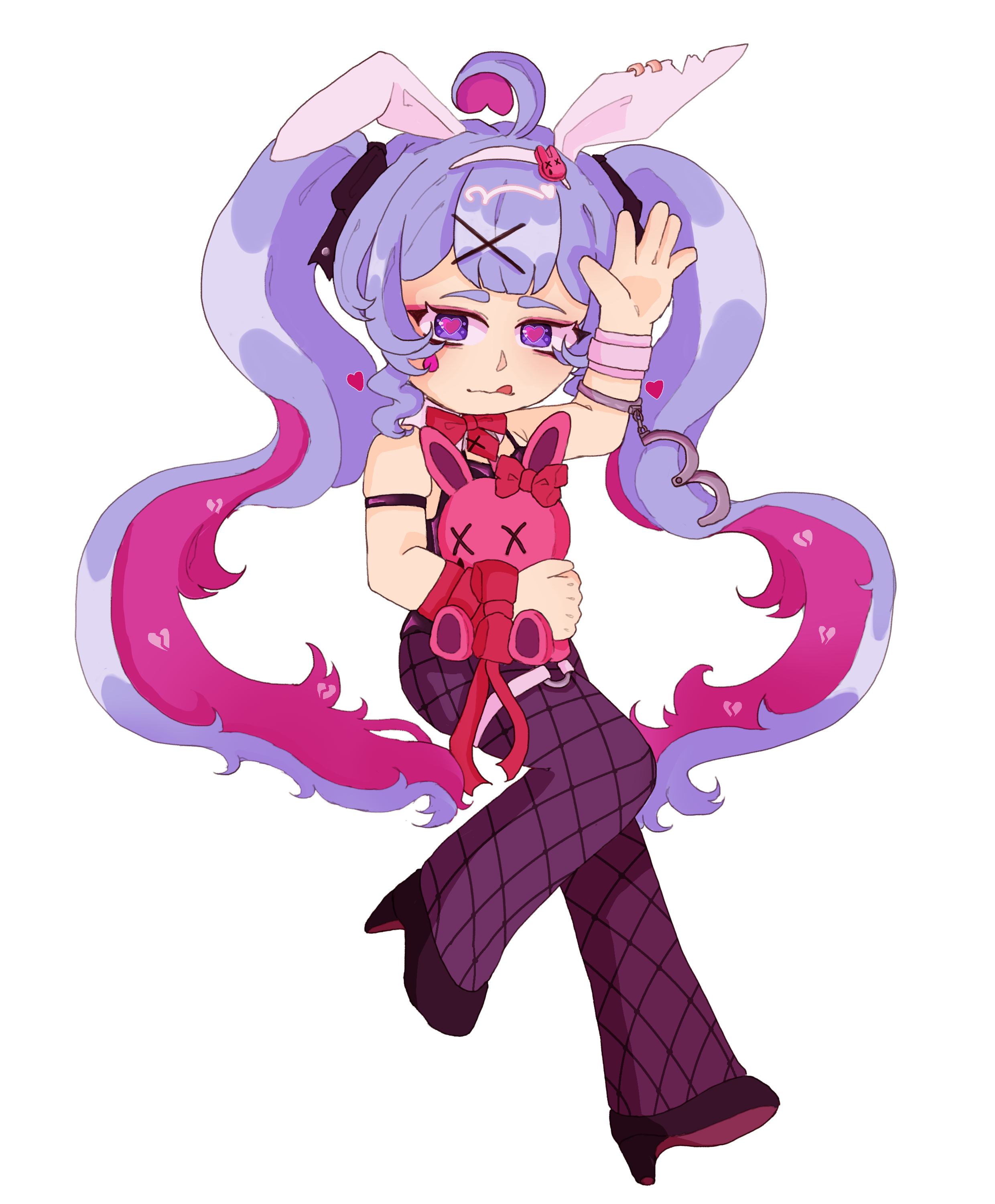 [HATSUNE MIKU] Rabbit Hole Acrylic Keychain