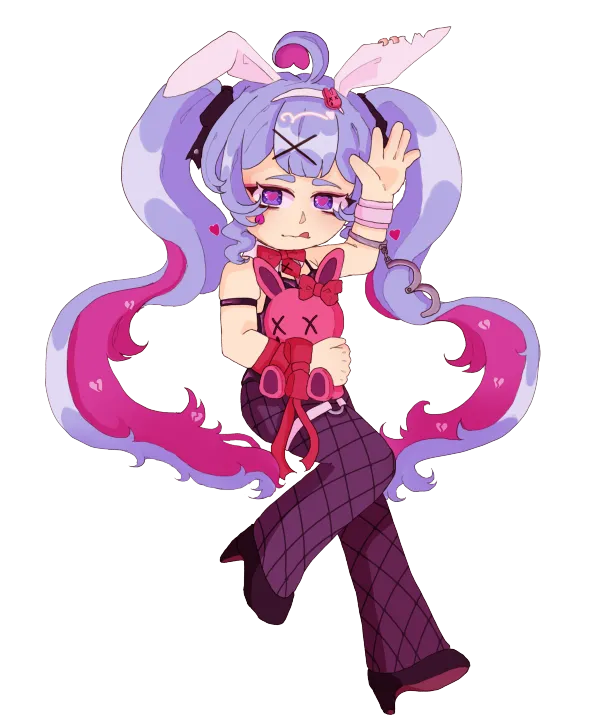 [HATSUNE MIKU] Rabbit Hole Acrylic Keychain