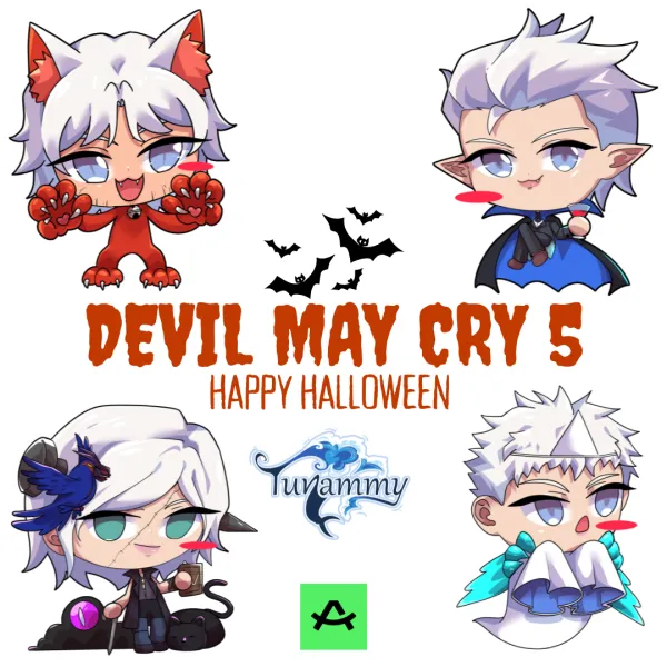 Monsters May Cry Acrylic keychains 