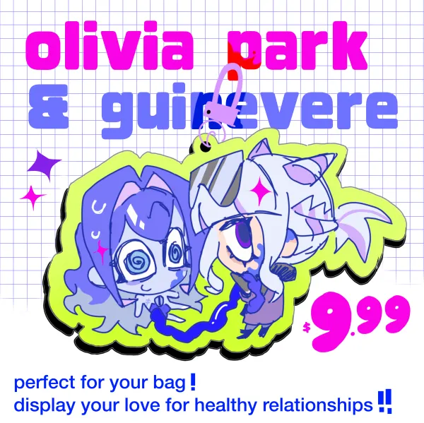 Olivia Park and Guinevere [Knights of Guinevere] KOG Acrylic Keychain