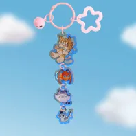Mascot Chaos [Original] Acrylic Connected Keychain