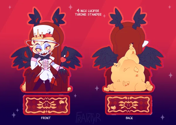 Lucifer Throne Standee
