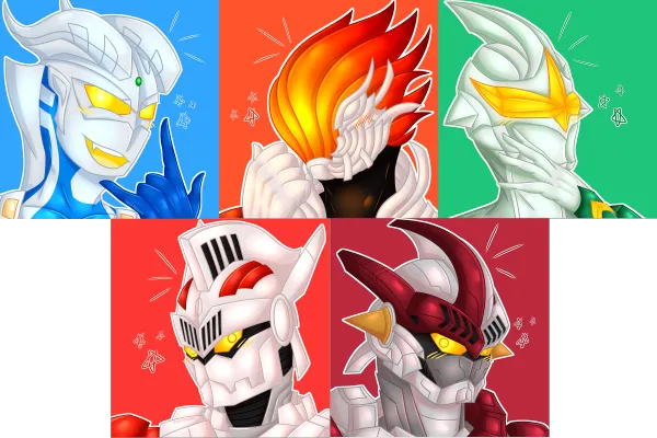 Ultimate Force Zero pin badge set
