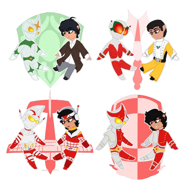 Ginga Renpou keychain set
