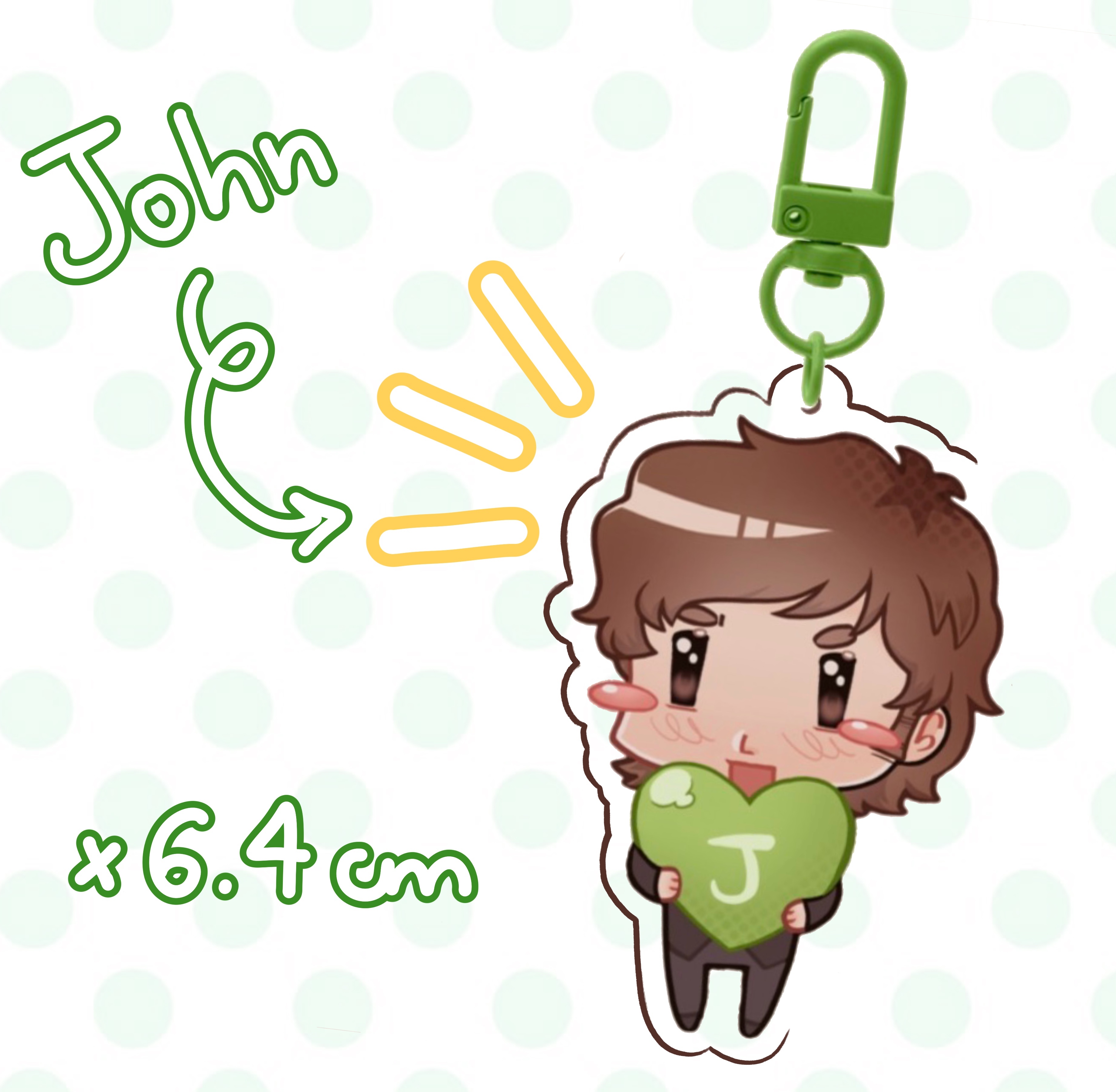 John Lennon - Beatlemania Keychain