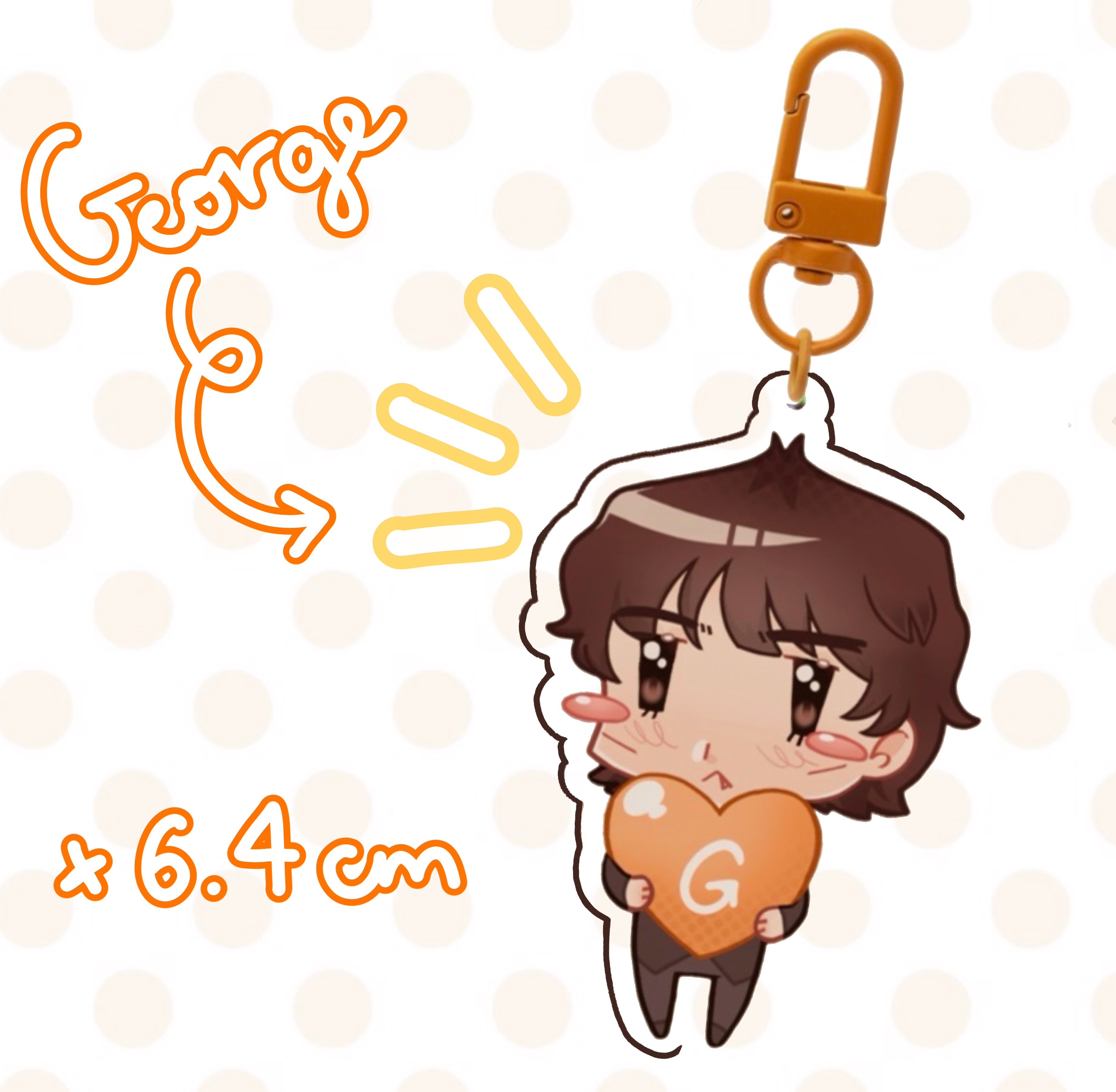 George Harrison - Beatlemania Keychain