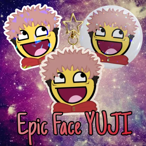 Epic Face Yuji Itadori Merch Set