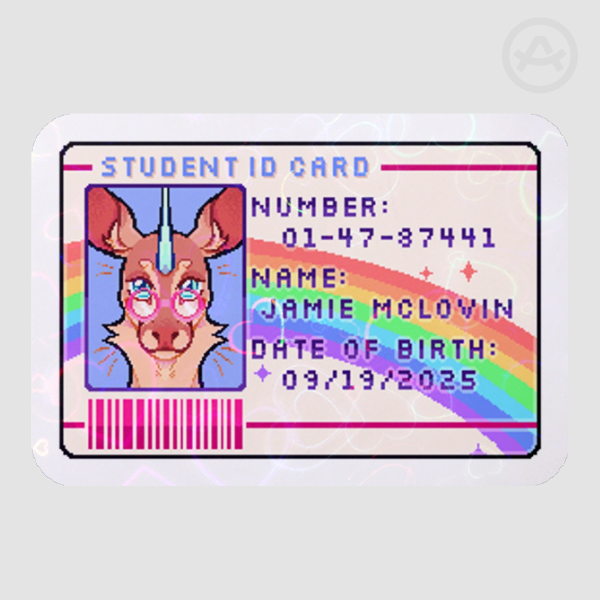 Jamie's ID Die Cut Stickers