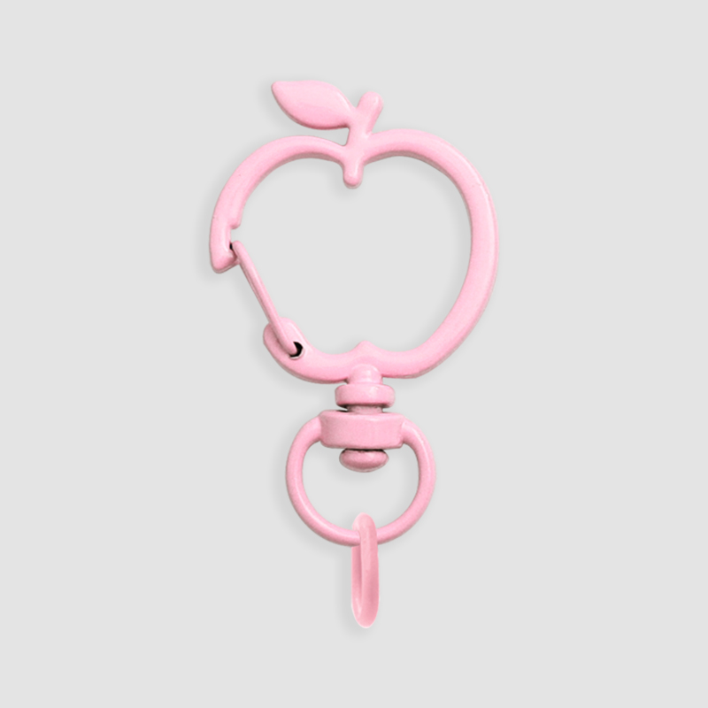 【未使用】The Custom Pearl キーチェーン ライトピンクハート♡ Custom Pearl-Like Acrylic Keychains