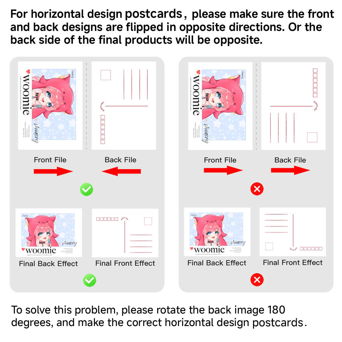 Pre Sorted Postcards Example Custom Postcards